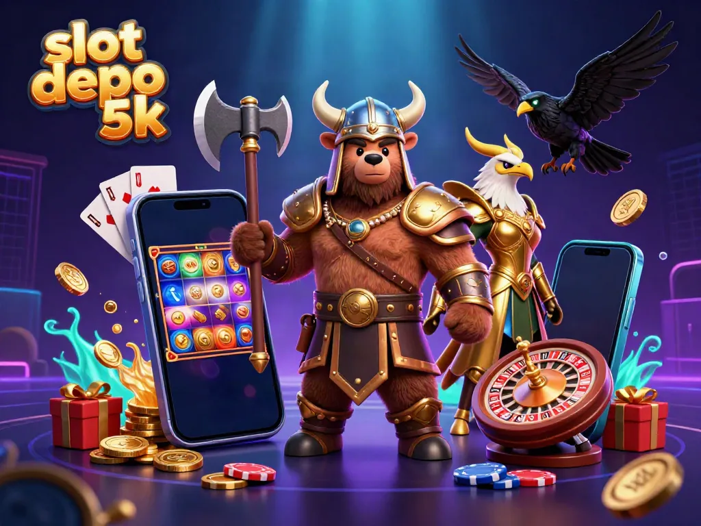 Experience the thrill of slot depo 5k with immersive gameplay and vibrant 3D characters.