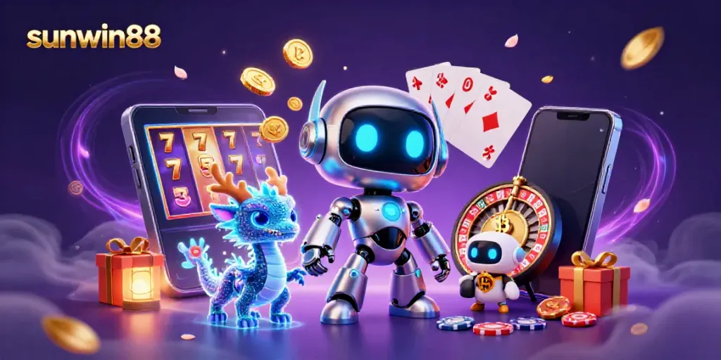 Experience thrilling gaming with sunwin88's advanced features and vibrant casino-themed visuals.
