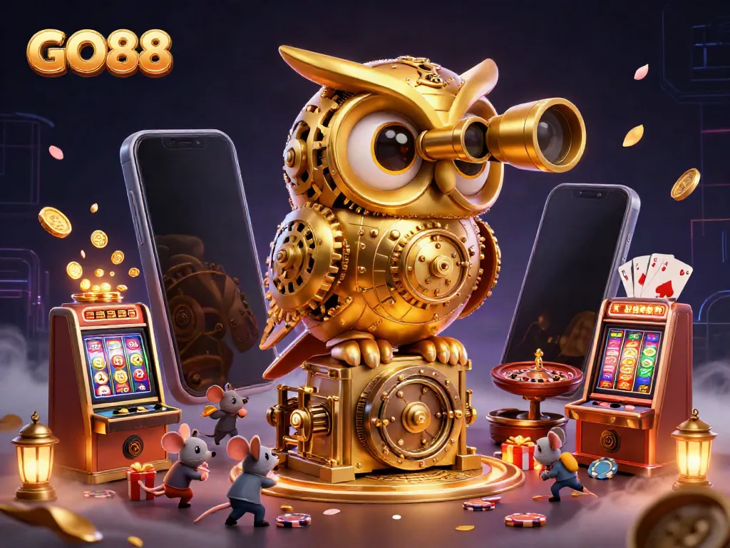 Engage in thrilling gameplay with GO88's colorful slot machines and festive casino ambiance.