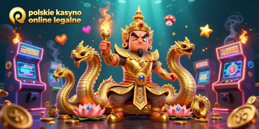 Play exciting games at a polskie kasyno online legalne with dazzling characters and vibrant casino elements.