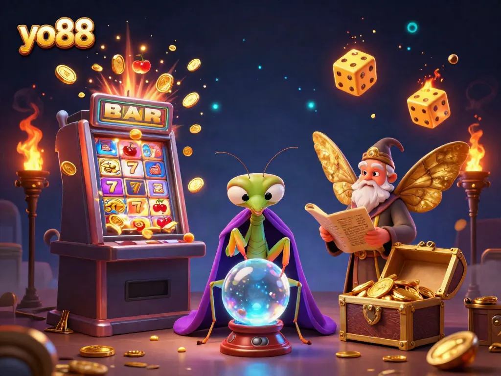 Engage with excitement from yo88 through immersive 3D gaming elements, captivating characters, and dynamic casino visuals.